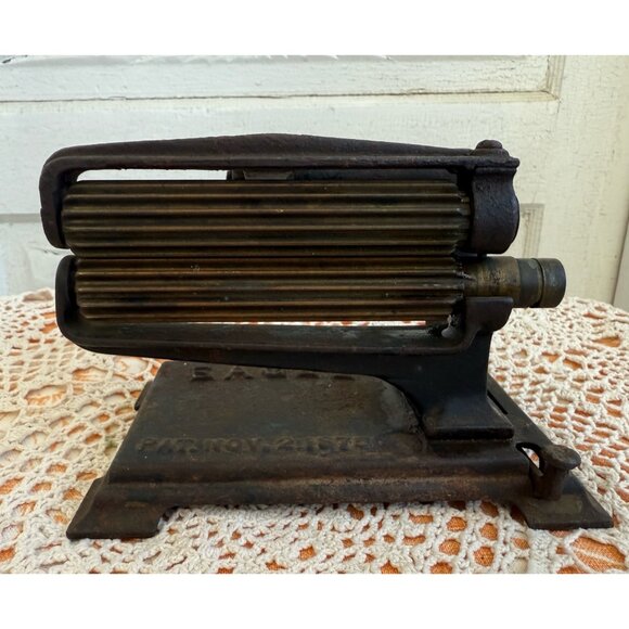 Eagle Other - Antique 1800s' Eagle Hand Crank Fluting Iron Pleating Press Primitive